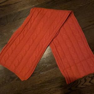 Weekend Max Mara Orange Cable Scarf